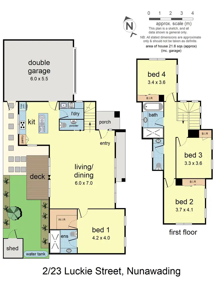 Floorplan of Homely townhouse listing, 2/23 Luckie Street, Nunawading VIC 3131