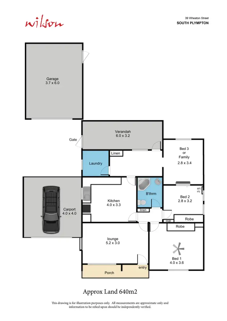 Floorplan of Homely house listing, 39 Wheaton Street, South Plympton SA 5038