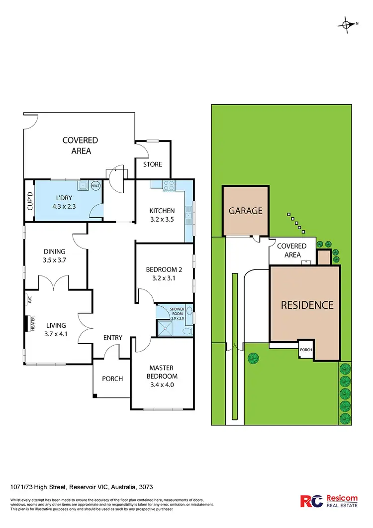 Floorplan of Homely house listing, 1073 High Street, Reservoir VIC 3073