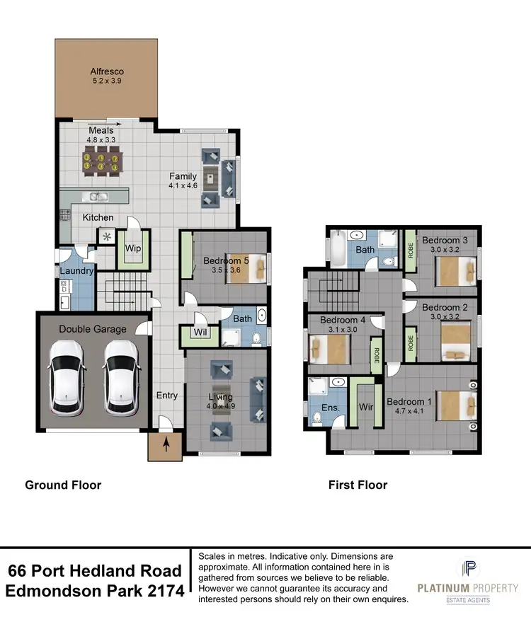 Floorplan of Homely house listing, 66 Port Hedland Road, Edmondson Park NSW 2174