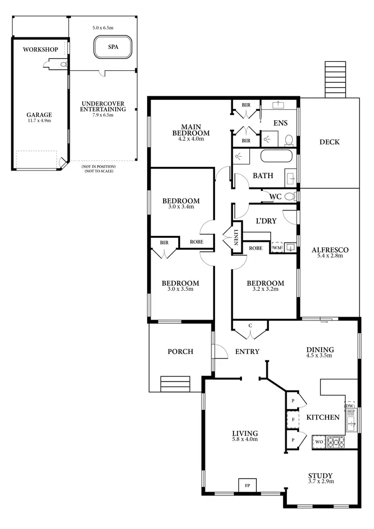 Floorplan of Homely house listing, 13 Ronald Avenue, South Morang VIC 3752