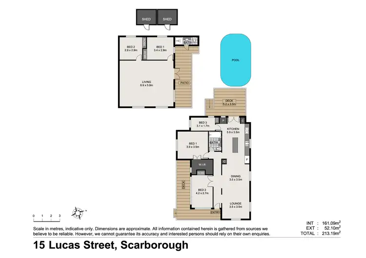 Floorplan of Homely house listing, 15 Lucas Street, Scarborough QLD 4020