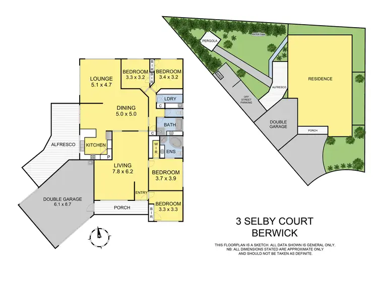 Floorplan of Homely house listing, 3 Selby Court, Berwick VIC 3806