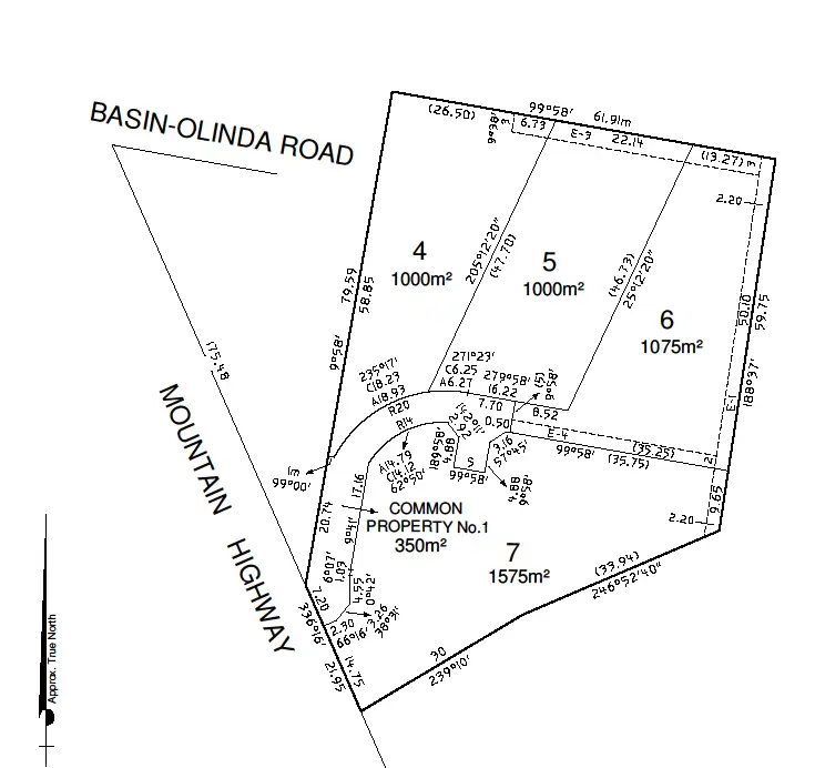 Floorplan of Homely land listing, Lot 5-1337 Mountain Highway, The Basin VIC 3154