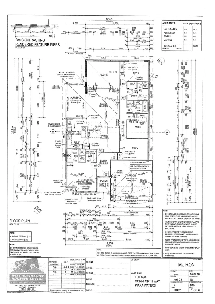 Floorplan of Homely house listing, 23 Cornforth Way, Piara Waters WA 6112
