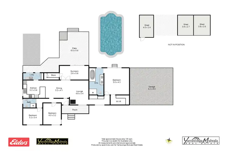 Floorplan of Homely house listing, 1 Havenstock Drive, Yarrawonga VIC 3730