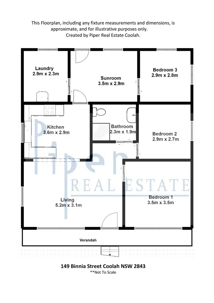 Floorplan of Homely house listing, 149 Binnia Street, Coolah NSW 2843