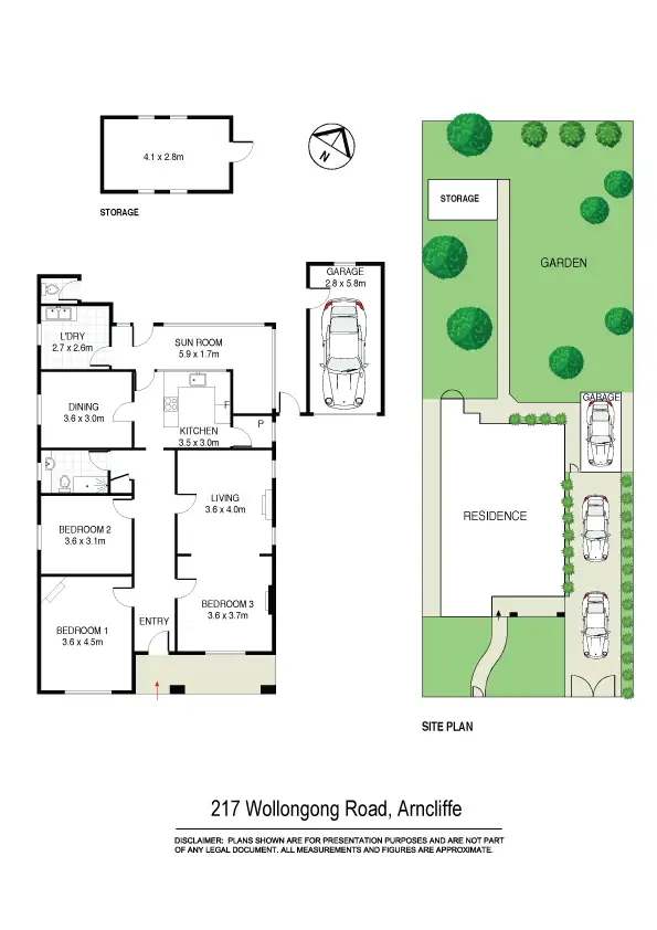 Floorplan of Homely house listing, 217 Wollongong Road, Arncliffe NSW 2205