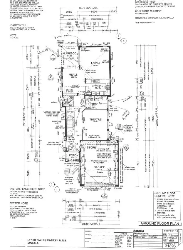 Floorplan of Homely house listing, 18 Waverley Place, Dianella WA 6059