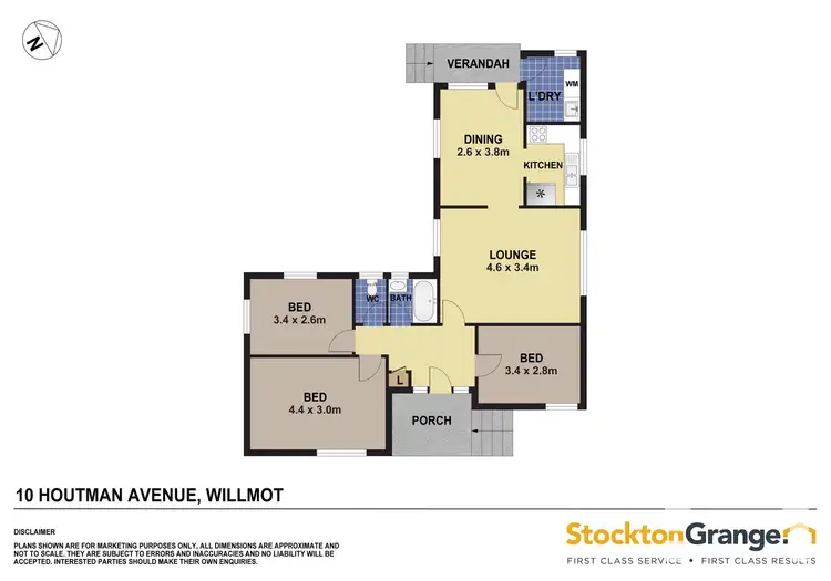 Floorplan of Homely house listing, 10 Houtman Avenue, Willmot NSW 2770