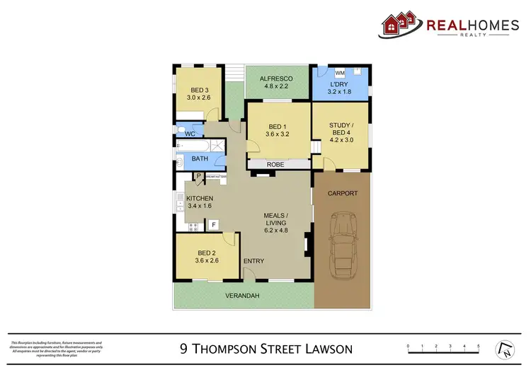 Floorplan of Homely house listing, 9 Thompson Street, Lawson NSW 2783