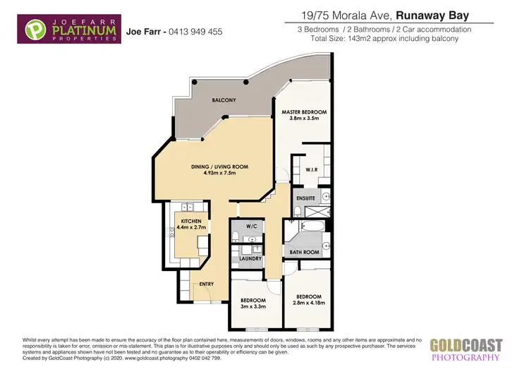 Floorplan of Homely unit listing, 19/75 MORALA AVENUE, Runaway Bay QLD 4216