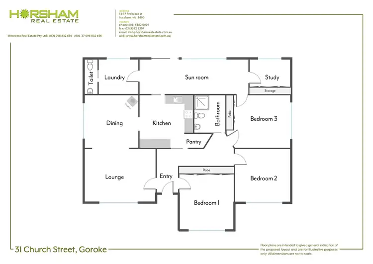 Floorplan of Homely house listing, 31 Church Street, Goroke VIC 3412