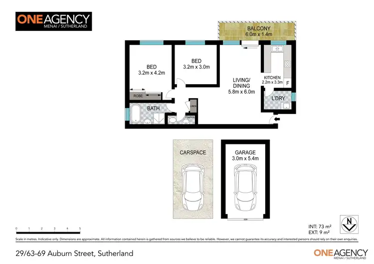 Floorplan of Homely apartment listing, 29/63-69 Auburn Street, Sutherland NSW 2232