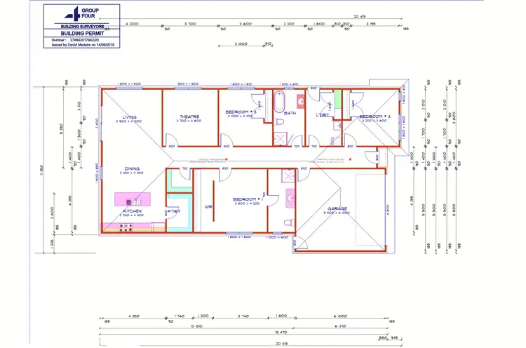 Floorplan of Homely house listing, 15 Hogan Court, Drouin VIC 3818