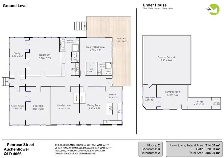 Floorplan of Homely house listing, 1 Penrose Street, Auchenflower QLD 4066