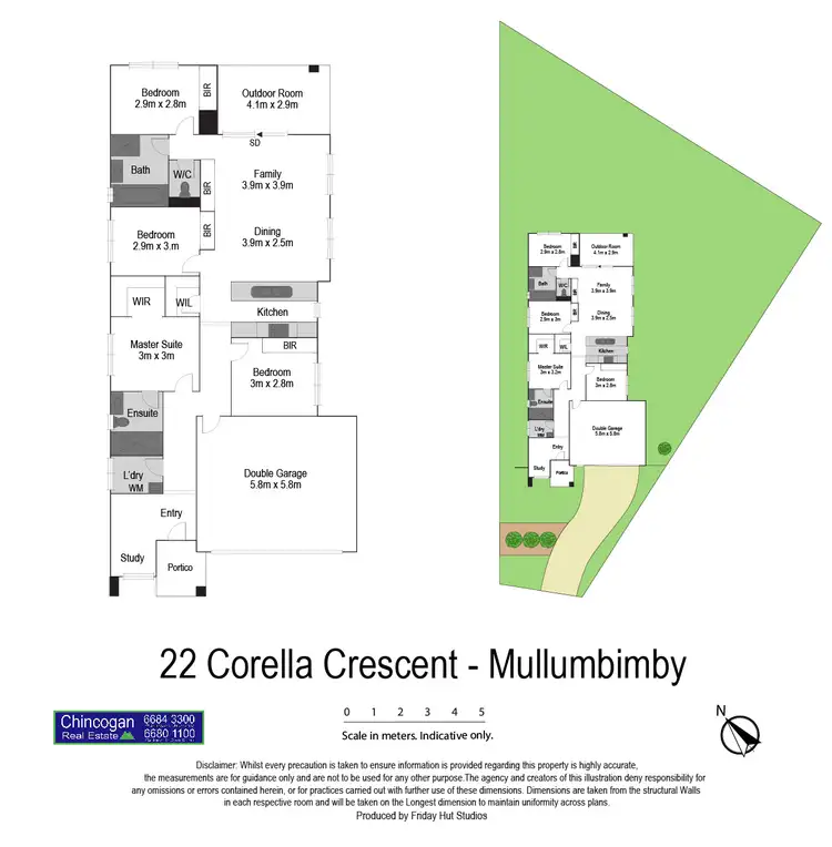 Floorplan of Homely house listing, 22 Corella Crescent, Mullumbimby NSW 2482