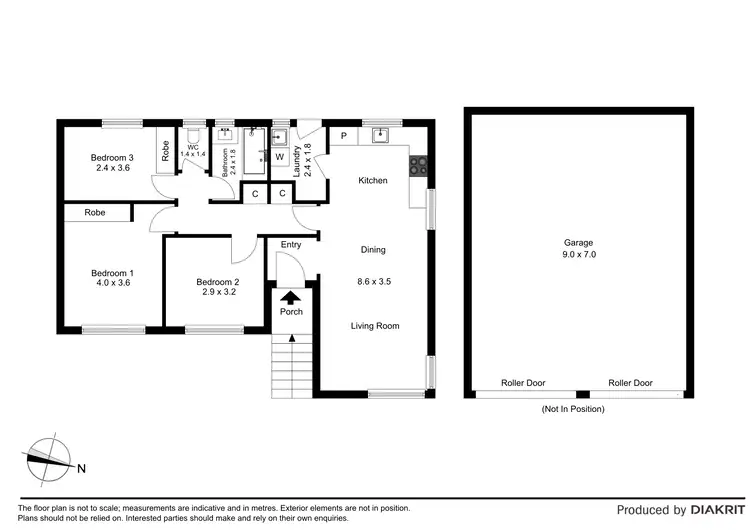 Floorplan of Homely house listing, 10 Turner Crescent, Shorewell Park TAS 7320