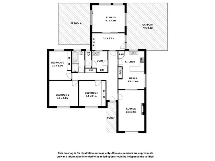 Floorplan of Homely house listing, 18 English Drive, Millicent SA 5280