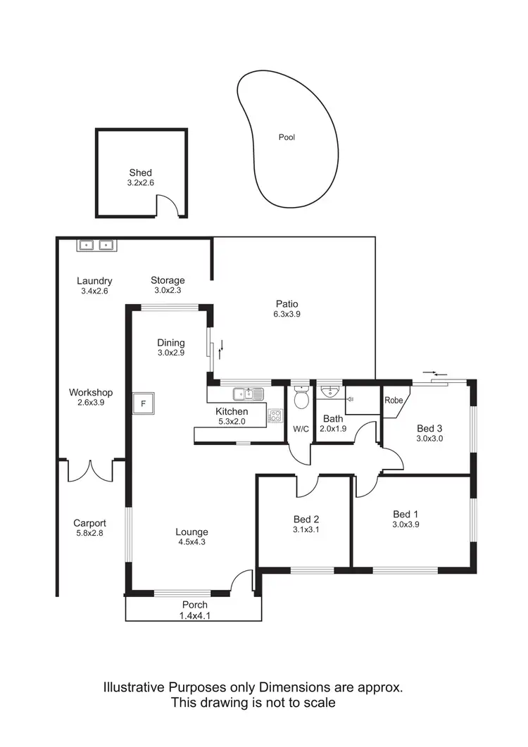 Floorplan of Homely house listing, 10 Mimosa Street, Holloways Beach QLD 4878