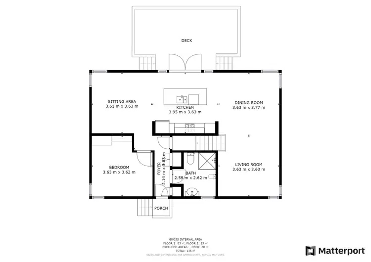 Floorplan of Homely house listing, 56 MACQUARIE STREET, Silkstone QLD 4304