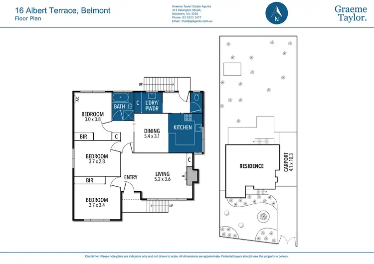 Floorplan of Homely house listing, 16 Albert Terrace, Belmont VIC 3216