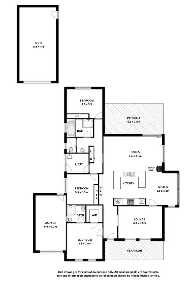 Floorplan of Homely house listing, 14 Old Kent Court, Mount Gambier SA 5290