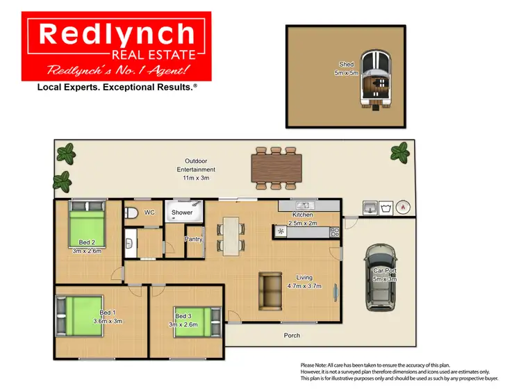 Floorplan of Homely house listing, 8 MELINGA CLOSE, Caravonica QLD 4878