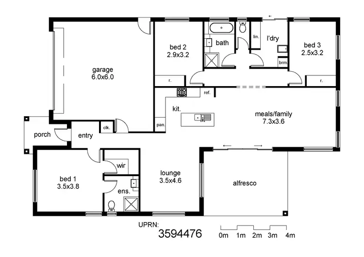 Floorplan of Homely house listing, Address available on request