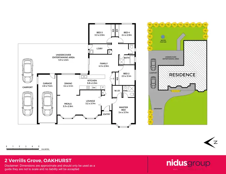 Floorplan of Homely house listing, 2 Verrills Grove, Oakhurst NSW 2761