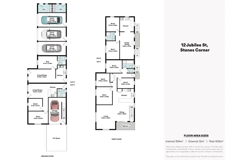 Floorplan of Homely block of units listing, 12 Jubilee Street, Stones Corner QLD 4120