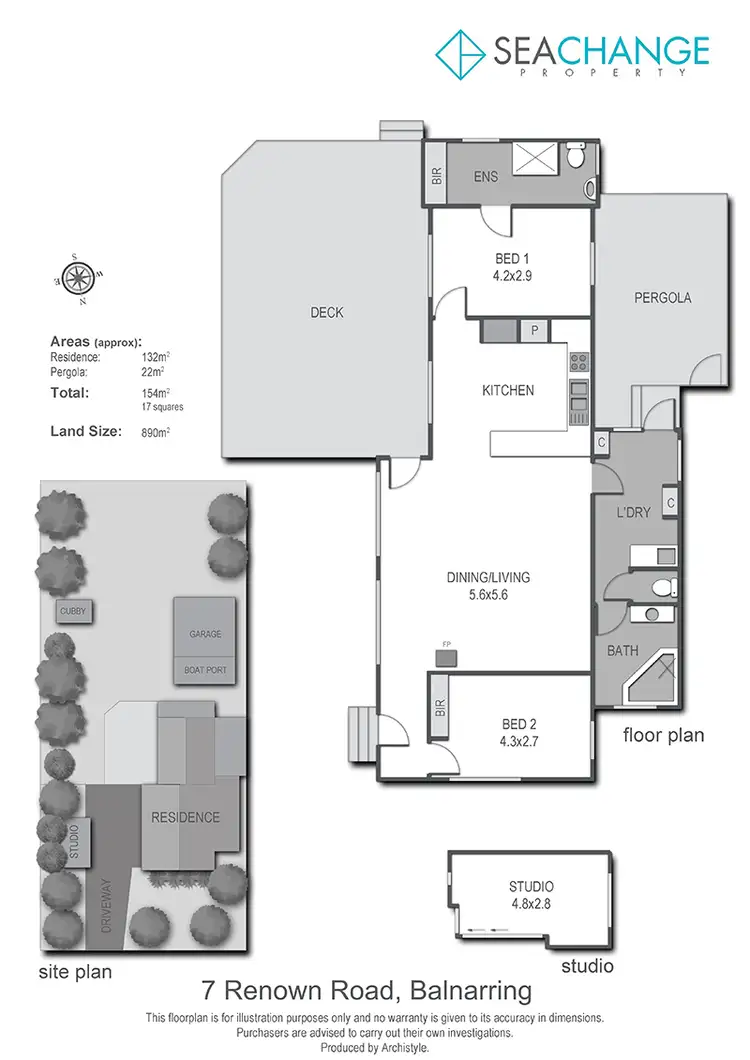 Floorplan of Homely house listing, 7 Renown Road, Balnarring VIC 3926