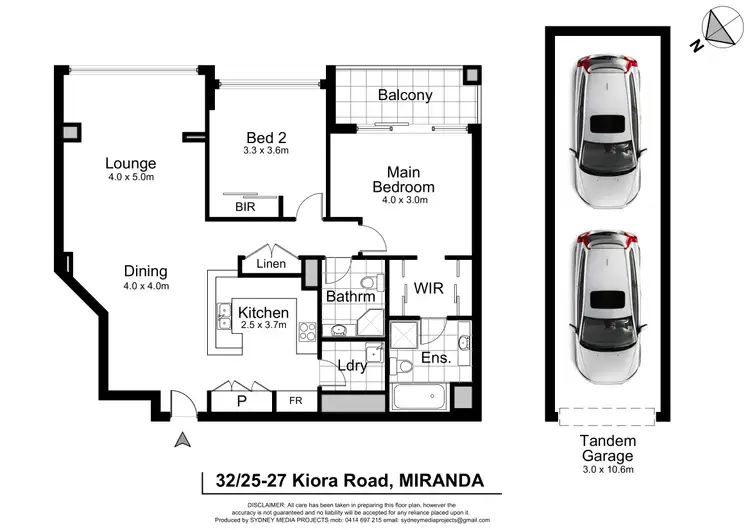 Floorplan of Homely apartment listing, 32/25-27 Kiora Road, Miranda NSW 2228