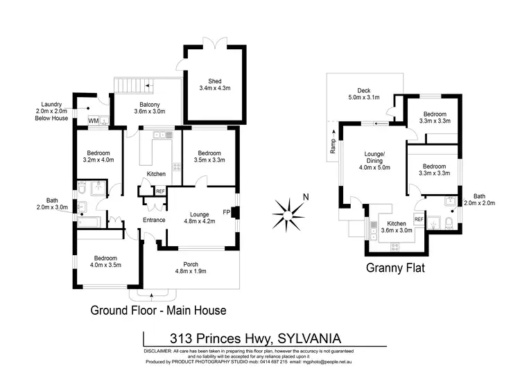 Floorplan of Homely house listing, 313 Princes Highway, Sylvania NSW 2224