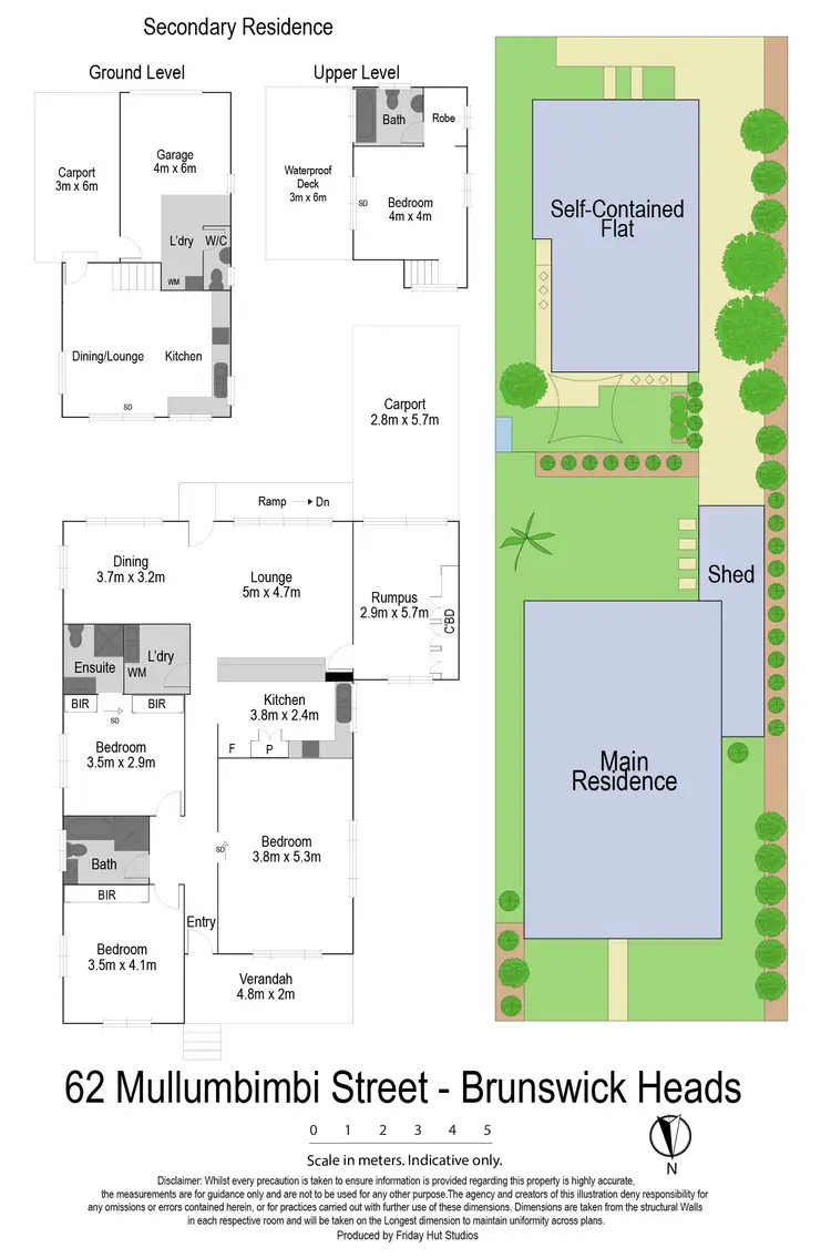 Floorplan of Homely house listing, 62 Mullumbimbi Street, Brunswick Heads NSW 2483
