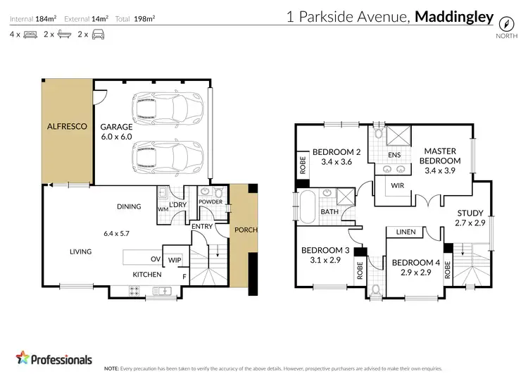 Floorplan of Homely house listing, 1 Parkside Avenue, Maddingley VIC 3340