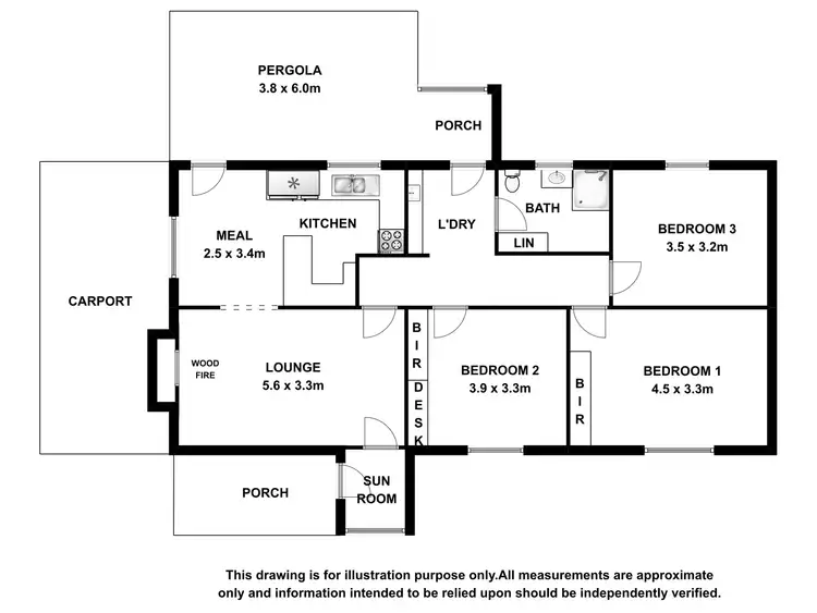 Floorplan of Homely house listing, 91 Williams Road, Millicent SA 5280