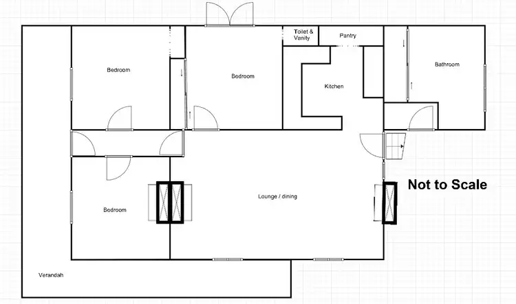 Floorplan of Homely house listing, 122 HIGH STREET, Beechworth VIC 3747