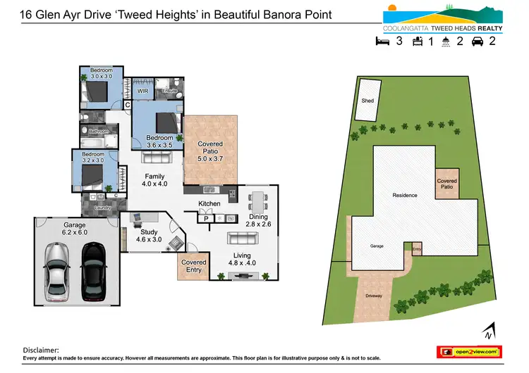 Floorplan of Homely house listing, 16 Glen Ayr Drive, Banora Point NSW 2486