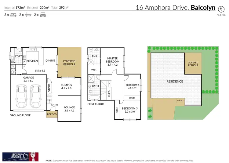Floorplan of Homely house listing, 16 Amphora Drive, Balcolyn NSW 2264