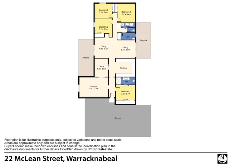 Floorplan of Homely house listing, 22 McLean Street, Warracknabeal VIC 3393