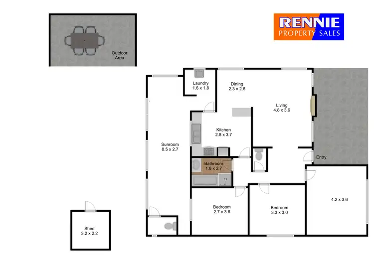 Floorplan of Homely house listing, 80 Holmes Road, Morwell VIC 3840