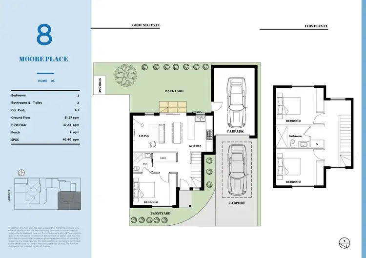 Floorplan of Homely townhouse listing, Address available on request