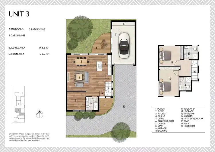 Floorplan of Homely townhouse listing, Loddon at Loddon Street, Box Hill North VIC 3129