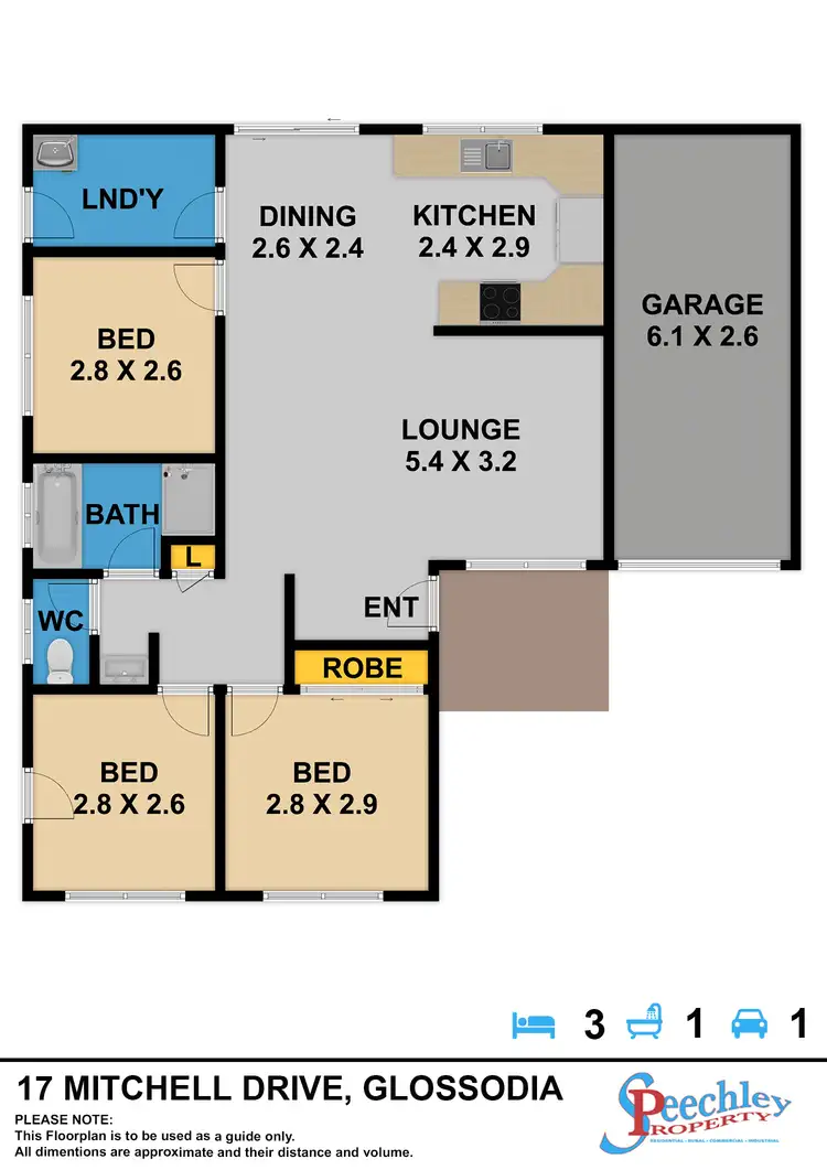 Floorplan of Homely house listing, 17 Mitchell Drive, Glossodia NSW 2756