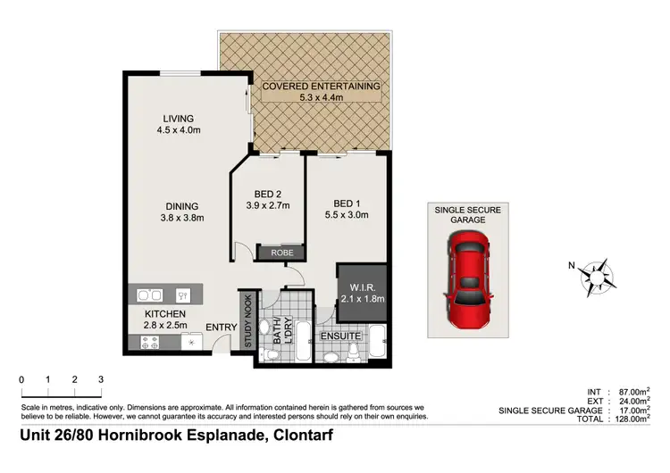 Floorplan of Homely apartment listing, 26/80 Hornibrook Esplanade, Clontarf QLD 4019