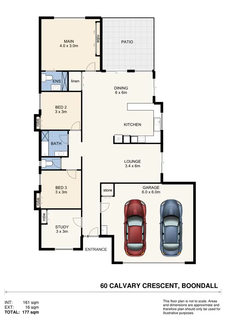 Floorplan of Homely house listing, 60 Calvary Crescent, Boondall QLD 4034