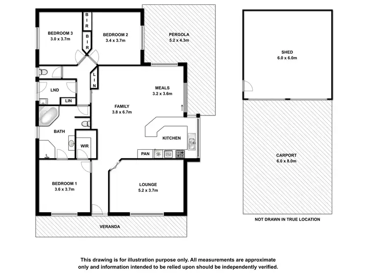 Floorplan of Homely house listing, 21 Glenmont Crescent, Mount Gambier SA 5290