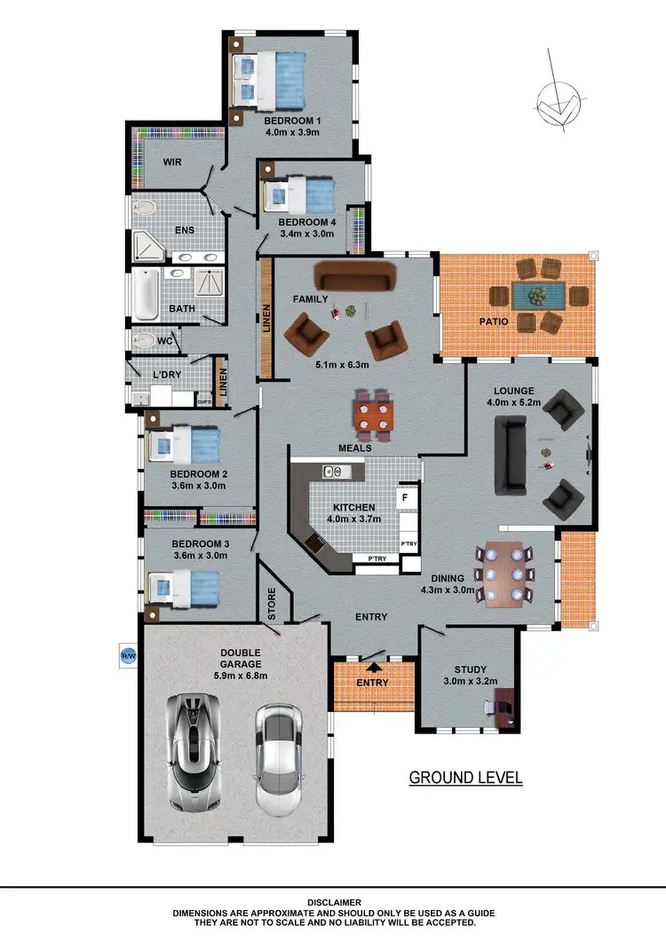 Floorplan of Homely house listing, 30 Bentley Avenue, Kellyville NSW 2155