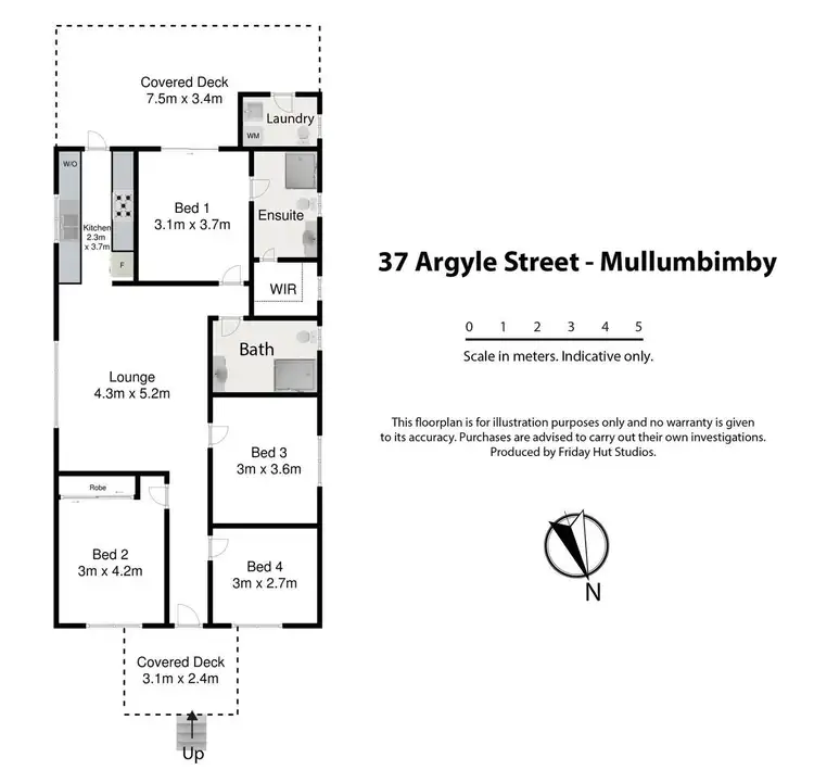 Floorplan of Homely house listing, 37 Argyle St, Mullumbimby NSW 2482
